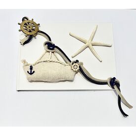 Wet Baby Βιβλίο Ευχών με θέμα Καράβι - Ευχολόγιο Βάπτισης στο Oneirokosmos