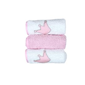 Baby Star  Σετ Λαβέτες 3 τμχ. Princess 30x30cm - Πάνες-Λαβέτες-Σελτέδες στο Oneirokosmos