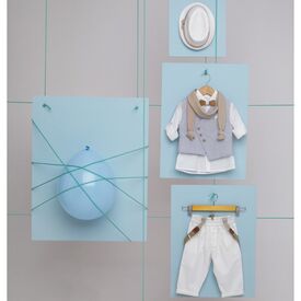 Bambolino: Dionisis Βαπτιστικό Ρούχο για Αγόρι 1720 - Ρούχα Βάπτισης για Αγόρι στο Oneirokosmos
