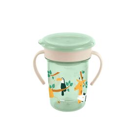 Miniland Παιδικό Ποτηράκι 360 Sippy Cup Jungle 270 ml  ML89637 - Θερμός & Ισοθερμικά Προϊόντα στο Oneirokosmos