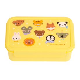 A Little Lovely Company Δοχείο φαγητού Bento με χωρίσματα- 1,2 L- Animals Friends BBAFYE77 - Σετ Φαγητού, Μπολάκια, Πιατάκια Φαγητού στο Oneirokosmos