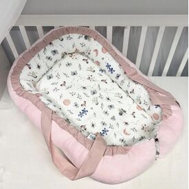 ABO Φωλιά ύπνου Flowers & Butterflies 8074.808 - Βρεφικές Φωλίτσες στο Oneirokosmos