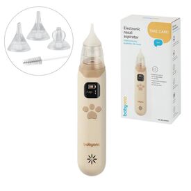 Babyono Ηλεκτρικός ρινικός αποφρακτήρας μύτης- 3 επίπεδα έντασης & αθόρυβη λειτουργία Μπεζ BN1470/01 - Προϊόντα υγιεινής φροντίδας στο Oneirokosmos