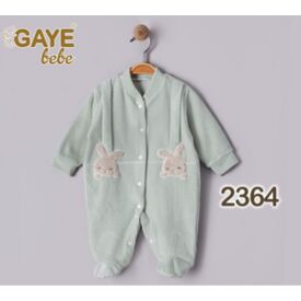 Gaye  Βρεφικό Φορμάκι Βελουτέ Μέντα 2364 - Newborm στο Oneirokosmos