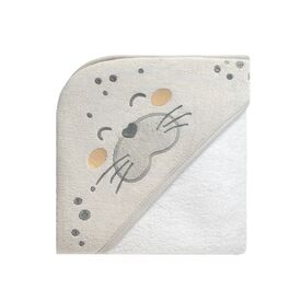 Kikka Boo Βρεφικό Μπουρνούζι Κάπα με Κουκούλα Seally Me  90x90cm  31104010071 - Πετσέτες-Μπουρνούζια στο Oneirokosmos