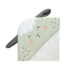 Kikka Boo Βρεφικό Μπουρνούζι Κάπα με Κουκούλα Sleepy Sheep  90x90cm 31104010069 - Πετσέτες-Μπουρνούζια στο Oneirokosmos