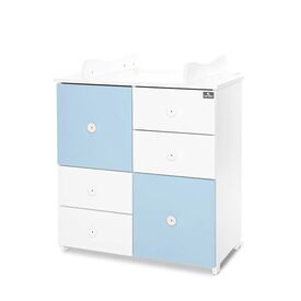 Lorelli Συρταριέρα Αλλαξιέρα  Cupboard 83x71x96cm White & Baby Blue 10170140039P - Σιφονιέρες - Αλλαξιέρες στο Oneirokosmos