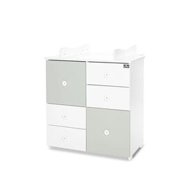 Lorelli Συρταριέρα Αλλαξιέρα  Cupboard 83x71x96cm White & Milky Green 10170140040P - Σιφονιέρες - Αλλαξιέρες στο Oneirokosmos