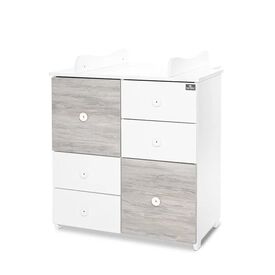 Lorelli Συρταριέρα Αλλαξιέρα  Cupboard 83x71x96cm White & Artwood 10170140043P - Σιφονιέρες - Αλλαξιέρες στο Oneirokosmos