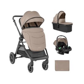 Kikka Boo Πολυκαρότσι 3 in 1 with Carrycot Ava Beige 31001010064 - Πολυκαρότσια, Συστήματα Μεταφοράς στο Oneirokosmos