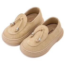 Babywalker Loafer με Φουντάκια BW4307 Μπεζ - Βαπτιστικό Παπούτσι για Αγόρι στο Oneirokosmos