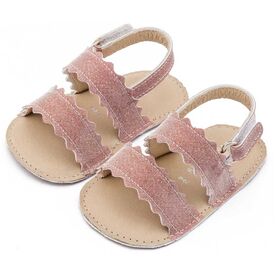 Babywalker Πέδιλο με Κουλεδάκι  MI1659 Ροζ - Βαπτιστικό Παπούτσι για Κορίτσι στο Oneirokosmos