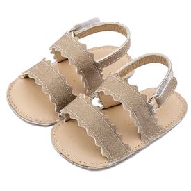 Babywalker Πέδιλο με Κουλεδάκι  MI1659 Πλατίνα - Βαπτιστικό Παπούτσι για Κορίτσι στο Oneirokosmos