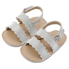 Babywalker Πέδιλο με Κουλεδάκι  MI1659 Ασημί - Βαπτιστικό Παπούτσι για Κορίτσι στο Oneirokosmos