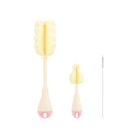 Kikka Boo Σετ Βουρτσάκια Καθαρισμού για Μπουκάλια 3τμχ. Pink 31303040044 - Μπιμπερό στο Oneirokosmos