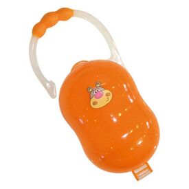 Lorelli Θήκη Πιπίλας Hippo Orange - Πιπίλες στο Oneirokosmos