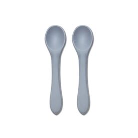 Lorelli Σετ Κουτάλια Σιλικόνης 2Τμχ. Grey 10230690003 - Κουταλάκια, Πηρουνάκια στο Oneirokosmos