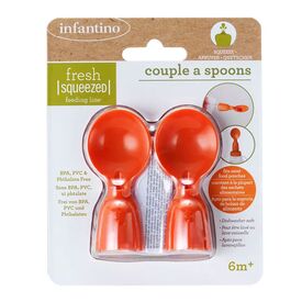 Infantino Couple A Spoons 6m+ Χωρίς Θήκη 2τεμ - Κουταλάκια, Πηρουνάκια στο Oneirokosmos