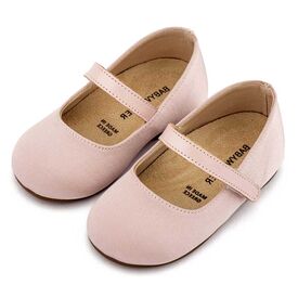 Babywalker Γοβάκι Μονή Μπαρέτα BS3603 Ροζ Αντικέ - Βαπτιστικό Παπούτσι για Κορίτσι στο Oneirokosmos