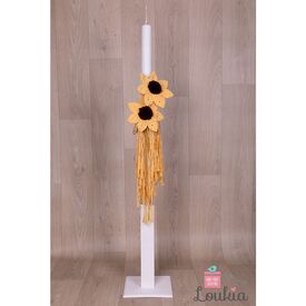 Loukia Χειροποίητη Λαμπάδα Βάπτισης για Κορίτσι E612 - Για Κορίτσι στο Oneirokosmos