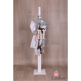 Loukia Χειροποίητη Λαμπάδα Βάπτισης για Αγόρι E625 - Για Αγόρι στο Oneirokosmos