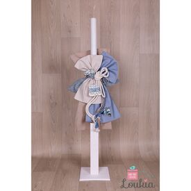 Loukia Χειροποίητη Λαμπάδα Βάπτισης για Αγόρι E636 - Για Αγόρι στο Oneirokosmos