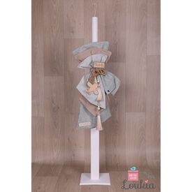 Loukia Χειροποίητη Λαμπάδα Βάπτισης για Αγόρι E638 - Για Αγόρι στο Oneirokosmos