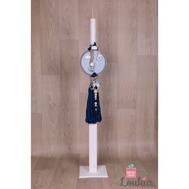 Loukia Χειροποίητη Λαμπάδα Βάπτισης για Αγόρι E644 - Για Αγόρι στο Oneirokosmos