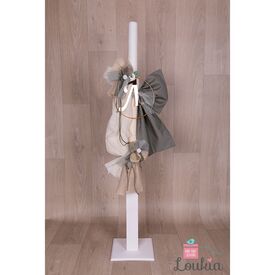 Loukia Χειροποίητη Λαμπάδα Βάπτισης για Αγόρι E647 - Για Αγόρι στο Oneirokosmos