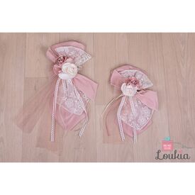 Loukia Χειροποίητος Φιόγκος Βάπτισης M612 - Μπρανς στο Oneirokosmos