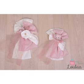 Loukia Χειροποίητος Φιόγκος Βάπτισης M614 - Μπρανς στο Oneirokosmos