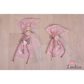 Loukia Χειροποίητος Φιόγκος Βάπτισης M615 - Μπρανς στο Oneirokosmos