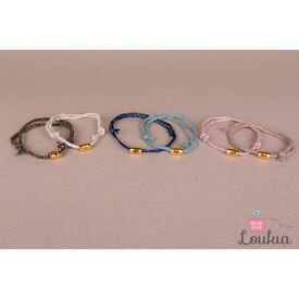 Loukia Χειροποίητο Μαρτυρικό Βάπτισης ΜΑΡ71 - Λαδί - Μαρτυρικά στο Oneirokosmos