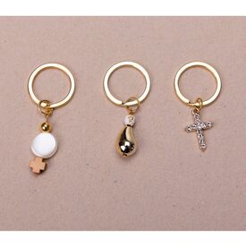 Loukia Χειροποίητο Μαρτυρικό Βάπτισης ΜΑΡ92-ΜΑΡ93-ΜΑΡ94 -  Δάκρυ  - Μαρτυρικά στο Oneirokosmos