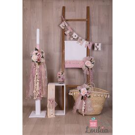 Loukia Χειροποίητο  Σετ Βάπτισης για Κορίτσι 613 - Για Κορίτσι στο Oneirokosmos