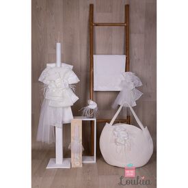 Loukia Χειροποίητο  Σετ Βάπτισης για Κορίτσι 624 - Για Κορίτσι στο Oneirokosmos