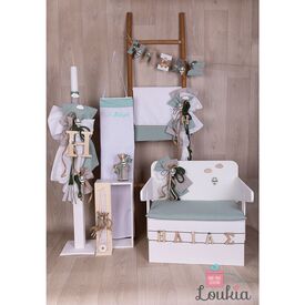 Loukia Χειροποίητο  Σετ Βάπτισης για Αγόρι 625 - Για Αγόρι στο Oneirokosmos