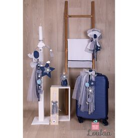 Loukia Χειροποίητο  Σετ Βάπτισης για Αγόρι 632 - Για Αγόρι στο Oneirokosmos