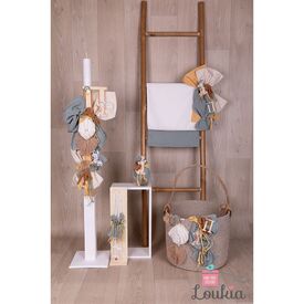 Loukia Χειροποίητο  Σετ Βάπτισης για Αγόρι 634 - Για Αγόρι στο Oneirokosmos