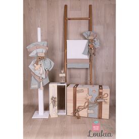 Loukia Χειροποίητο  Σετ Βάπτισης για Αγόρι 638 - Για Αγόρι στο Oneirokosmos