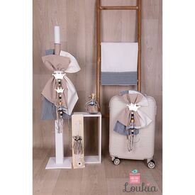 Loukia Χειροποίητο  Σετ Βάπτισης για Αγόρι 645 - Για Αγόρι στο Oneirokosmos