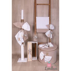 Loukia Χειροποίητο  Σετ Βάπτισης για Αγόρι 646 - Για Αγόρι στο Oneirokosmos