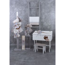 Loukia Σετ Λαδόπανα  "Little Pilot Bear" Λ703 - Λαδόπανα για Αγόρι στο Oneirokosmos