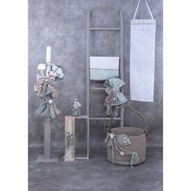 Loukia Μποτονιέρα Βάπτισης για Κουτί/Βαλίτσα "Mint Bear" Β705 - Για Αγόρι στο Oneirokosmos