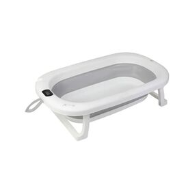 X-Treme Baby Πτυσσόμενο Μπάνιο με Θερμόμετρο Grey XT318 - Μπανάκια στο Oneirokosmos