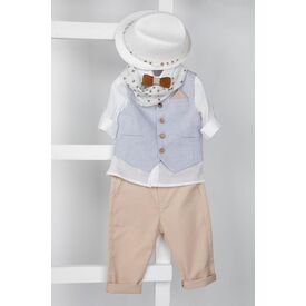 Bambolino: Dereck Βαπτιστικό Ρούχο για Αγόρι 1953 - Ρούχα Βάπτισης για Αγόρι στο Oneirokosmos