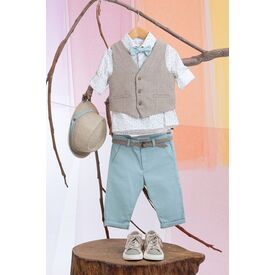 Bambolino: Nikos Βαπτιστικό Ρούχο για Αγόρι 1426 - Ρούχα Βάπτισης για Αγόρι στο Oneirokosmos