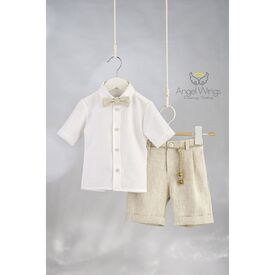 Angel Wings Βαπτιστικό Ρούχο για Αγόρι  Giovanni Σχέδιο 317 - Ρούχα Βάπτισης για Αγόρι στο Oneirokosmos