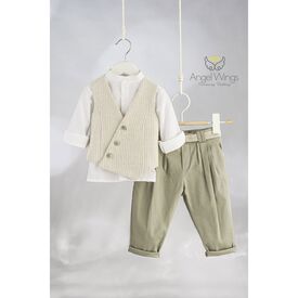 Angel Wings Βαπτιστικό Ρούχο για Αγόρι  Alvaro Σχέδιο 322 - Ρούχα Βάπτισης για Αγόρι στο Oneirokosmos