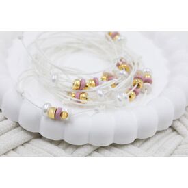 Kymi Μαρτυρικό Βάπτισης Βραχιόλι B43 50τεμ - Μαρτυρικά στο Oneirokosmos